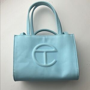 Telfar Pool Blue Mini Tote Bag